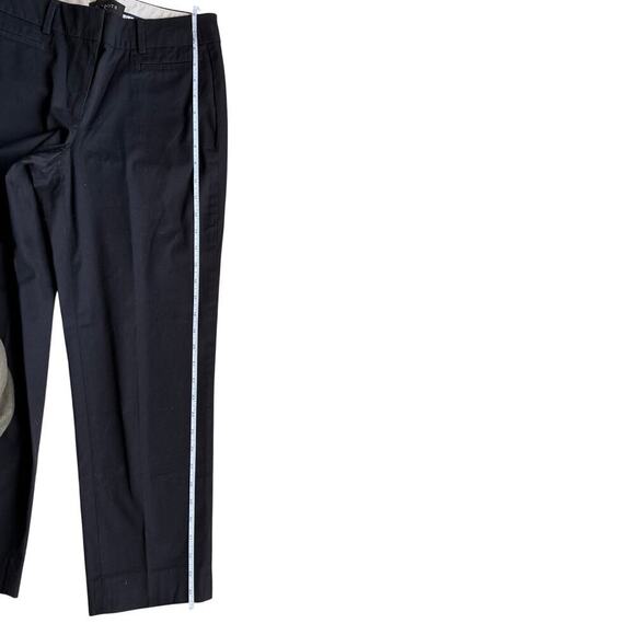 Talbots The Perfect Crop Black Chino Trouser Pants Size 2 Casual Mature Office - Picture 6 of 9